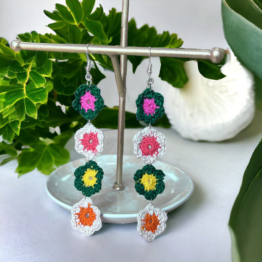 Amani’s Collection Purpurea Crochet Earrings