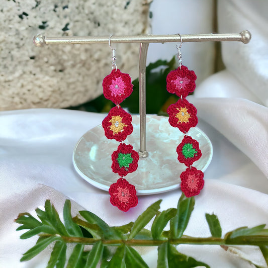 Amani’s Collection Protea Crochet Earrings