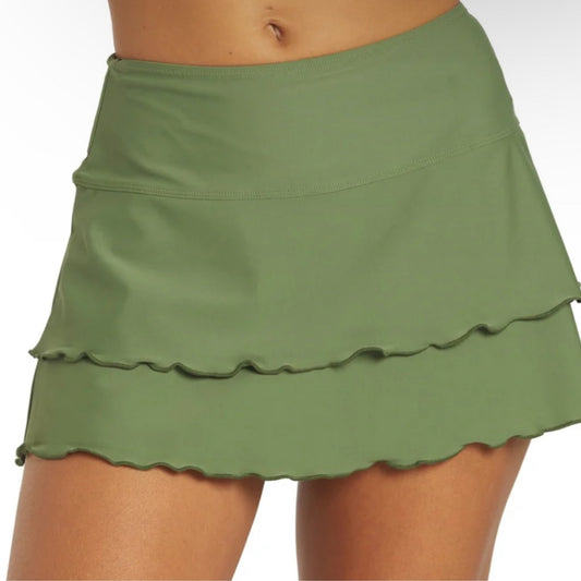 Sporti Women’s Green Cover Up Swim Skirt