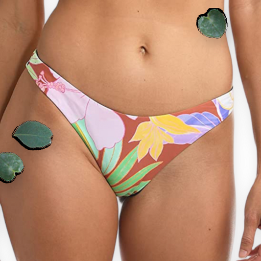 Citrus Women's Tropical Cheeky  Reversible Bikini