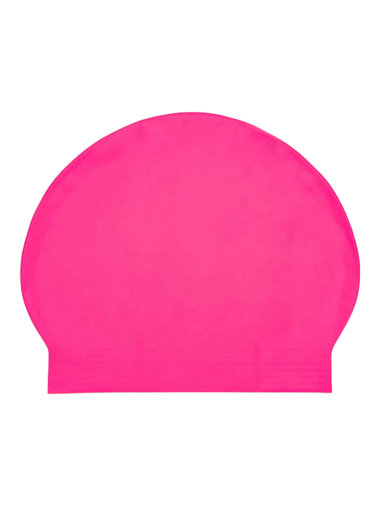 Sporti Pink Silicone Swim Caps
