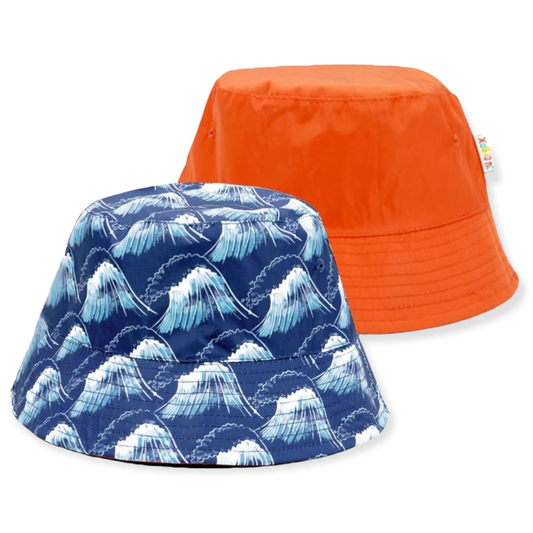 Kids’ Waves Reversible UV Protected Bucket Hat