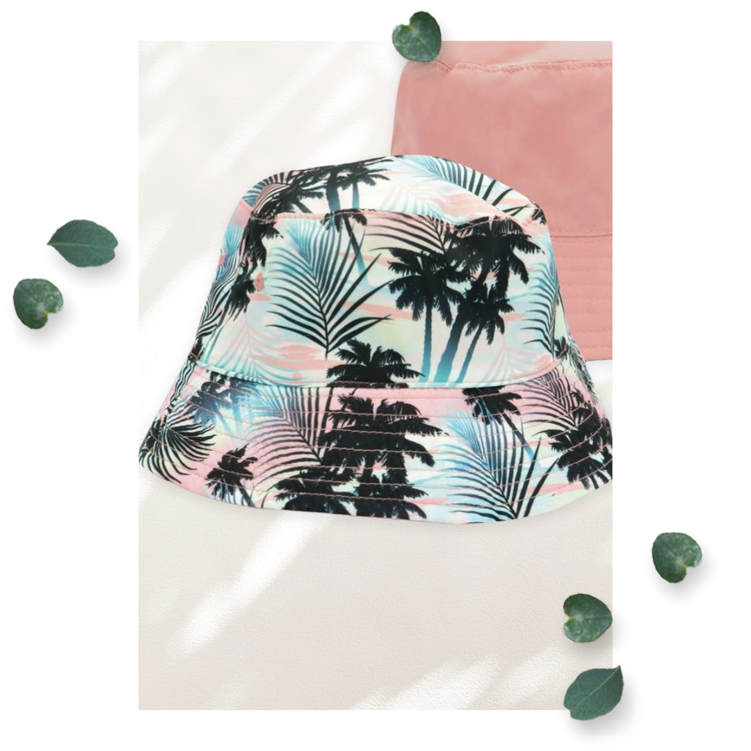 Kids’ Palms Reversible UV Protected Bucket Hat