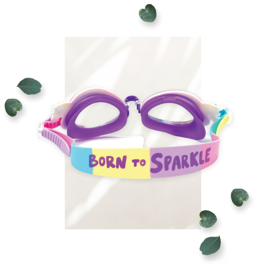Born to Sparkle Kids Swimming Goggles