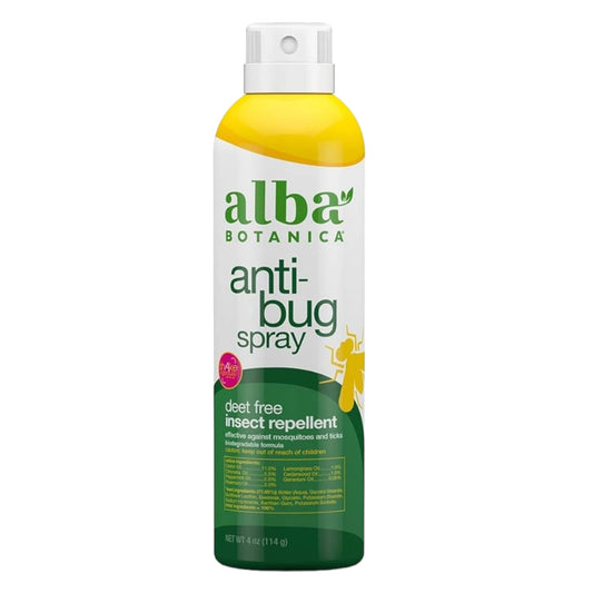 Alba Botanica Anti-Bug Spray, Deet Free Insect Repellent