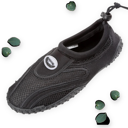 All Black Wave Water Shoes