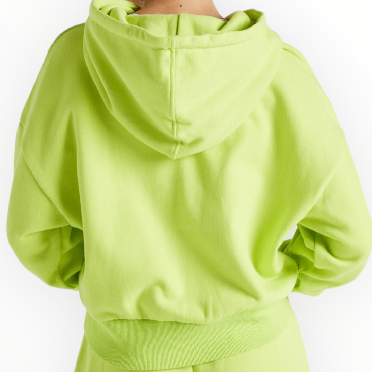 EY Lime French Terry Hoodie
