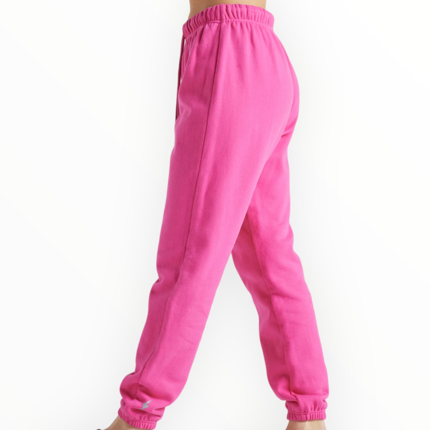 EY Pink French Terry Joggers