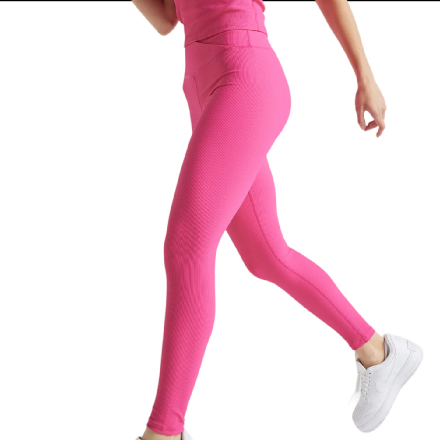 EY Pink Rib Legging