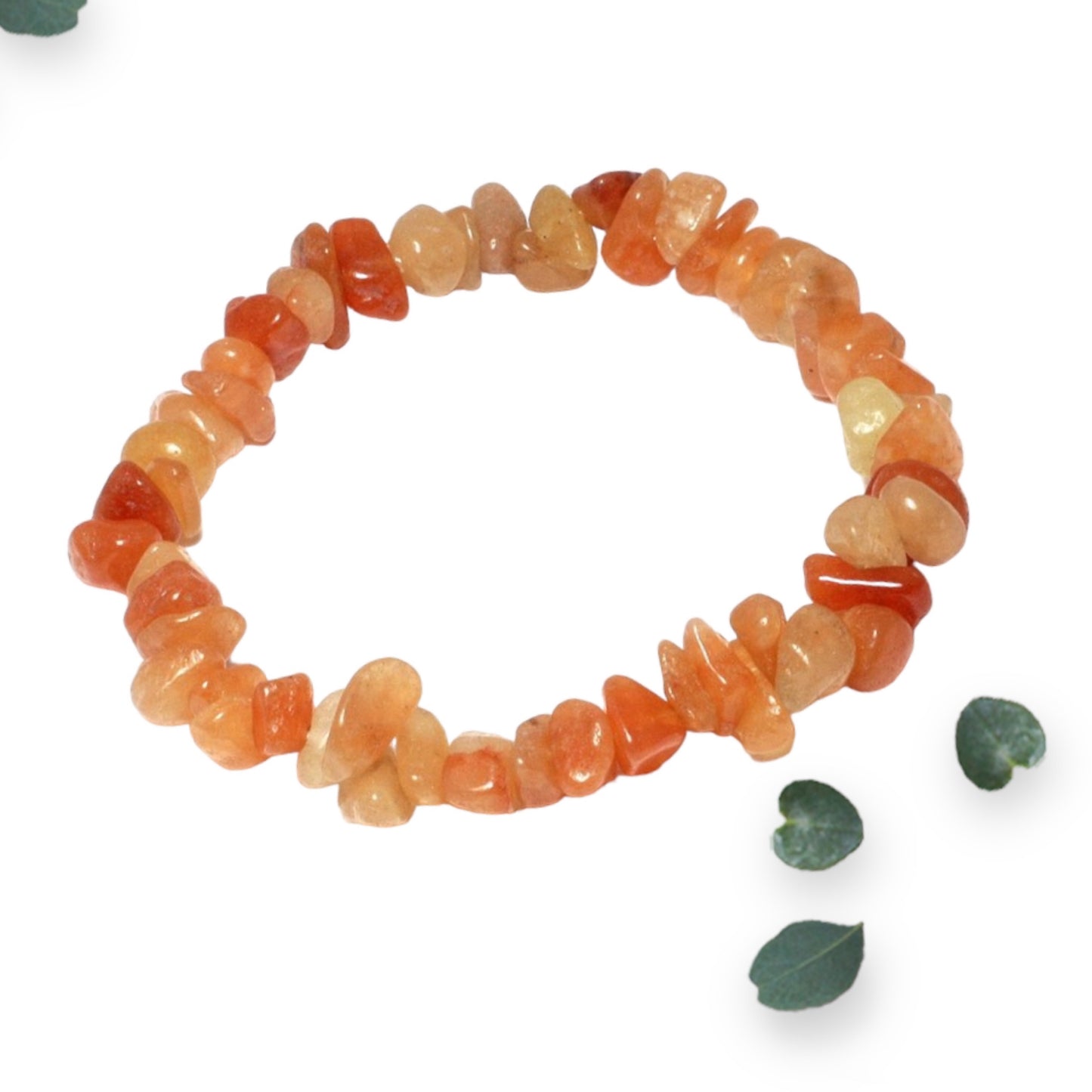 Red Aventurine Chip Bracelet