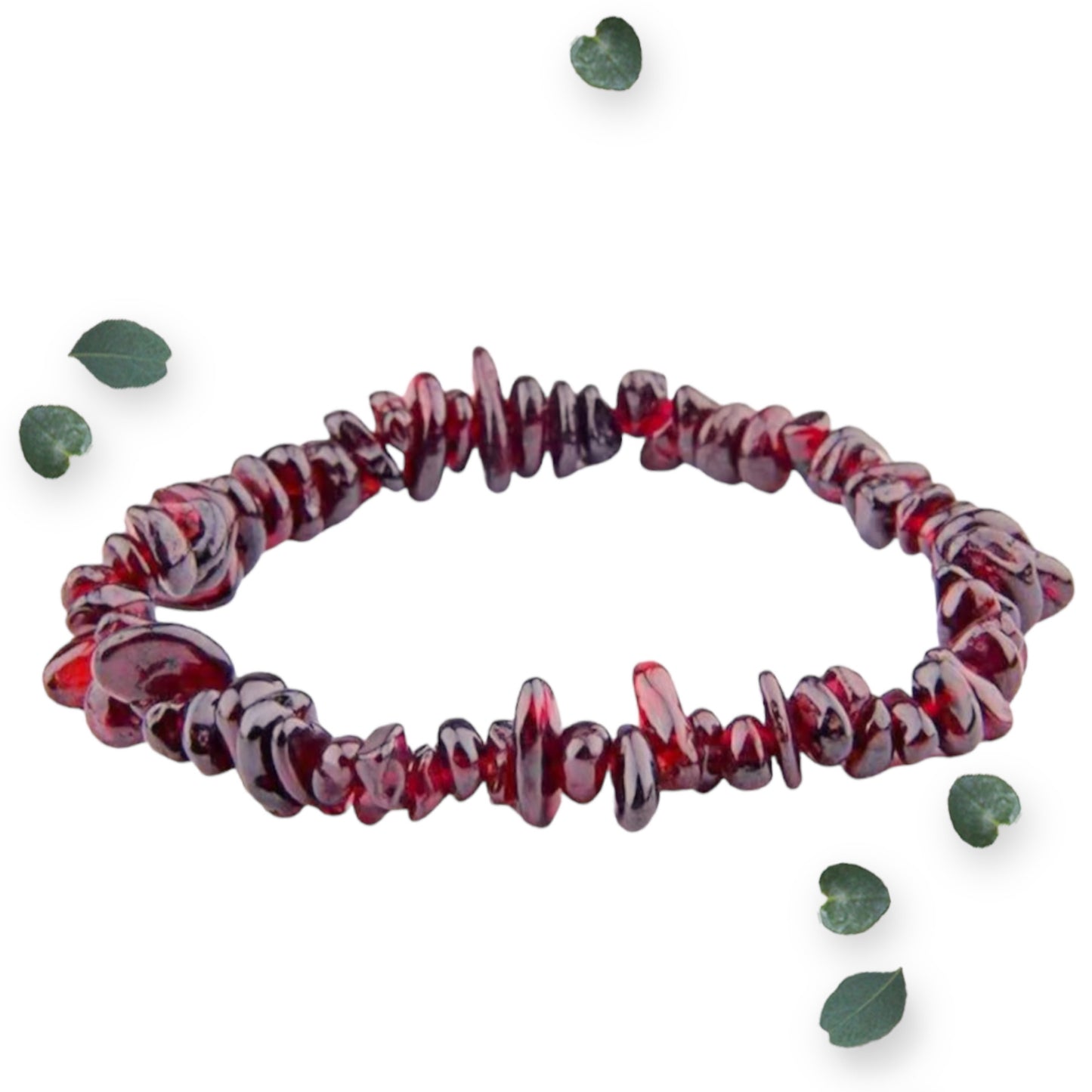 Garnet Chip Bracelet