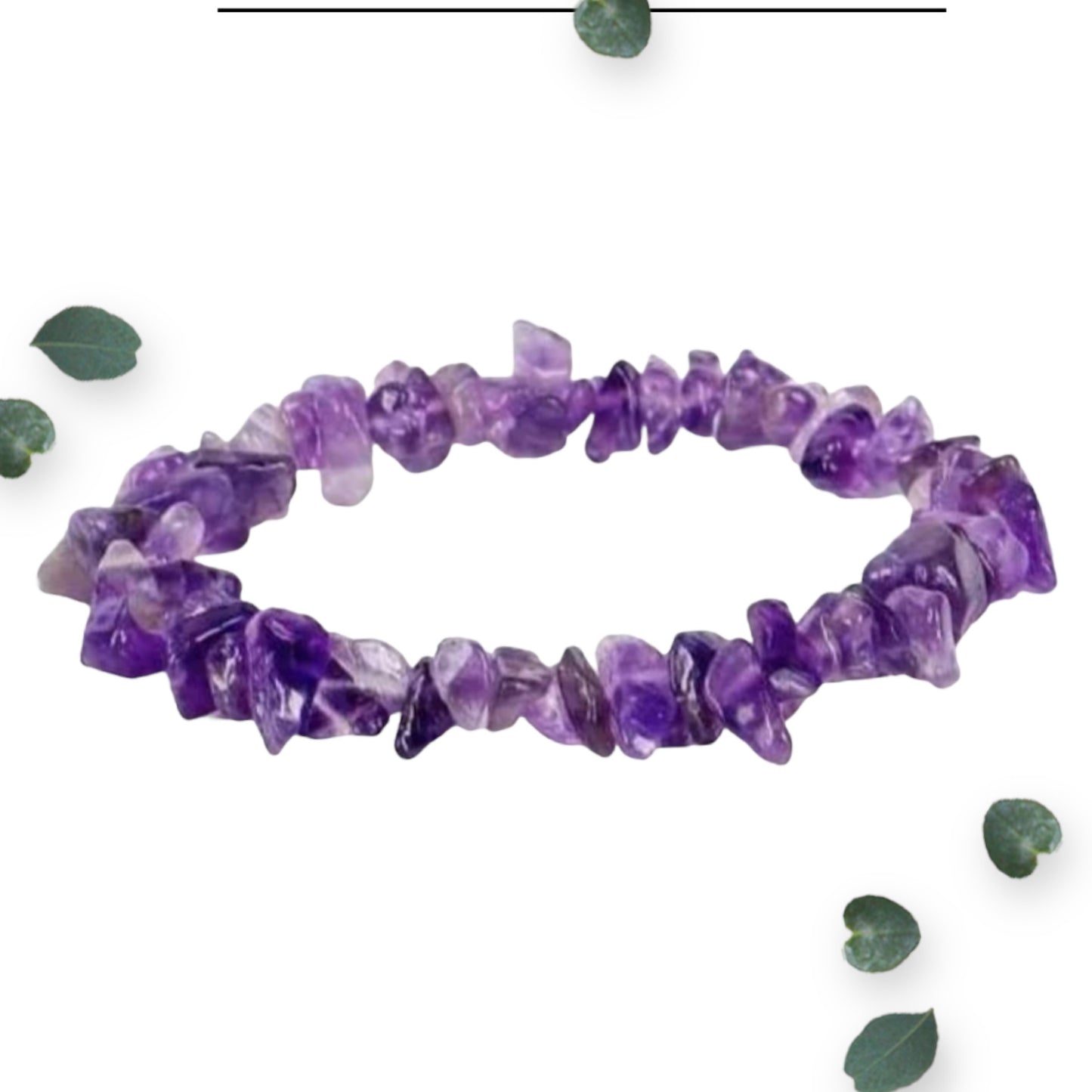 Amethyst Chip Bracelet