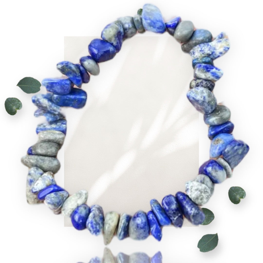 Lapis Lazuli Chip Bracelet