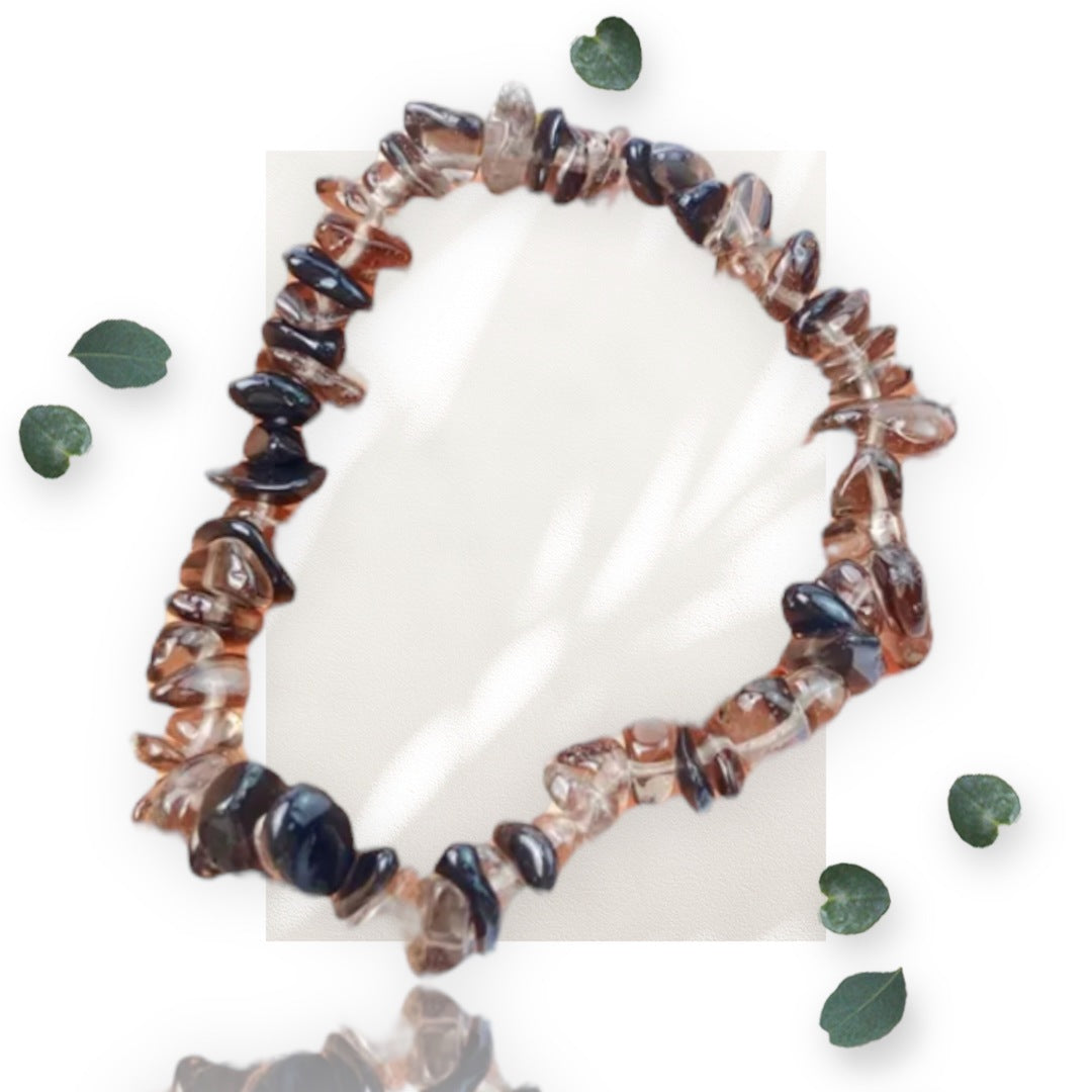 Smoky Quartz Chip Bracelet