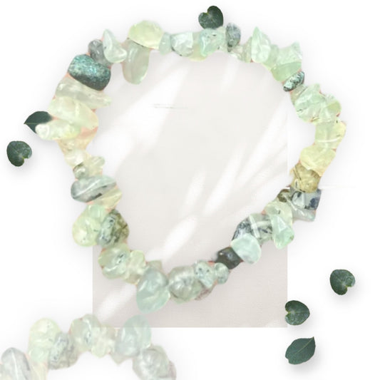 Prehnite Chip Bracelet