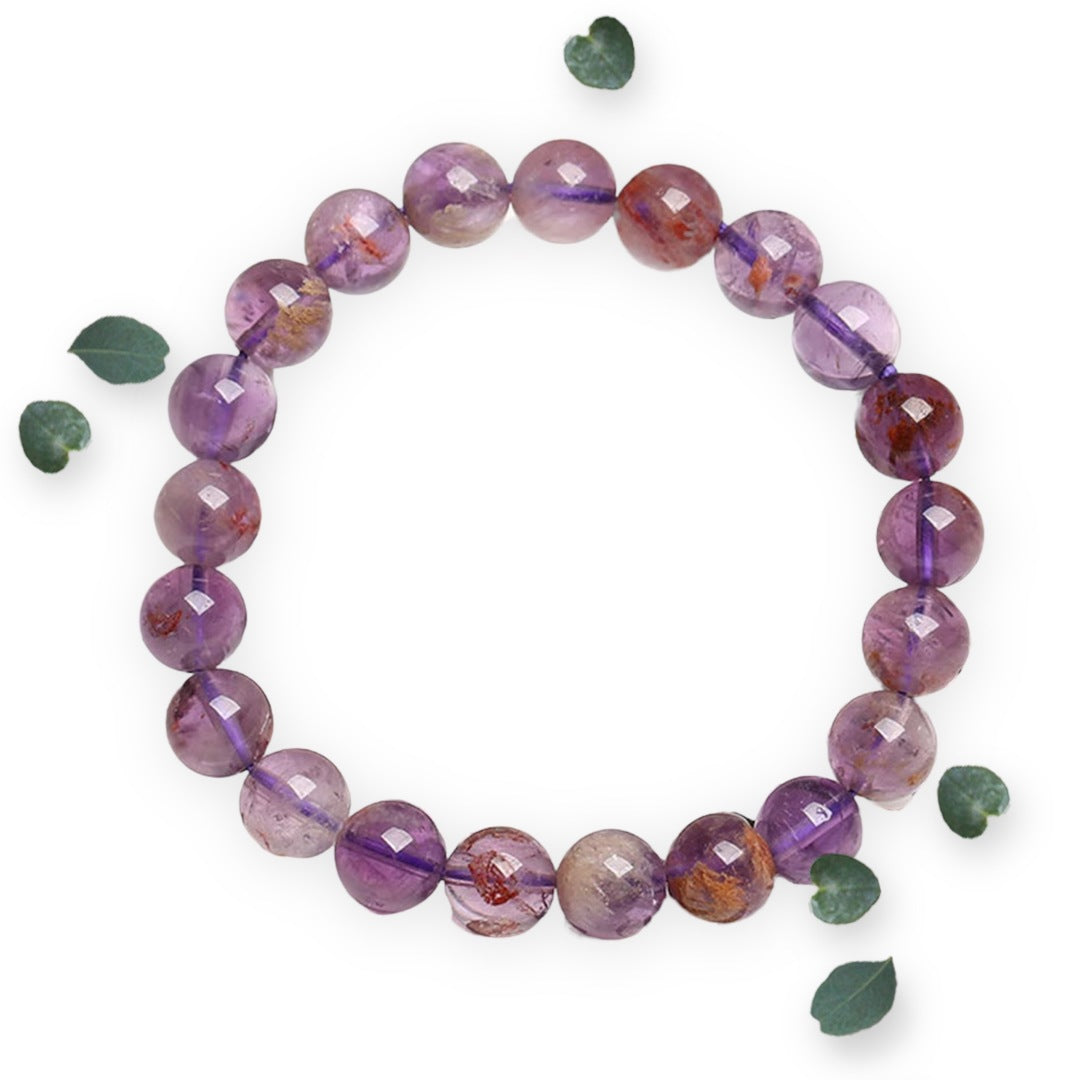 Phantom Amethyst Stone Bracelet