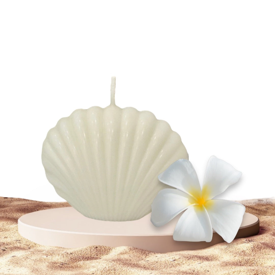 English Pear & Freesia Shell Art Candle