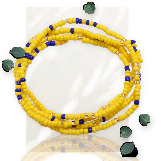 Jaune Wave Waist Beads