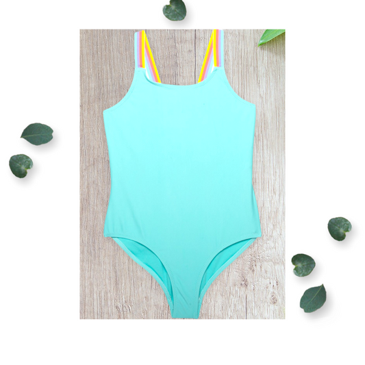 Sea Wave One-Piece Swimsuit (For Big Girls)