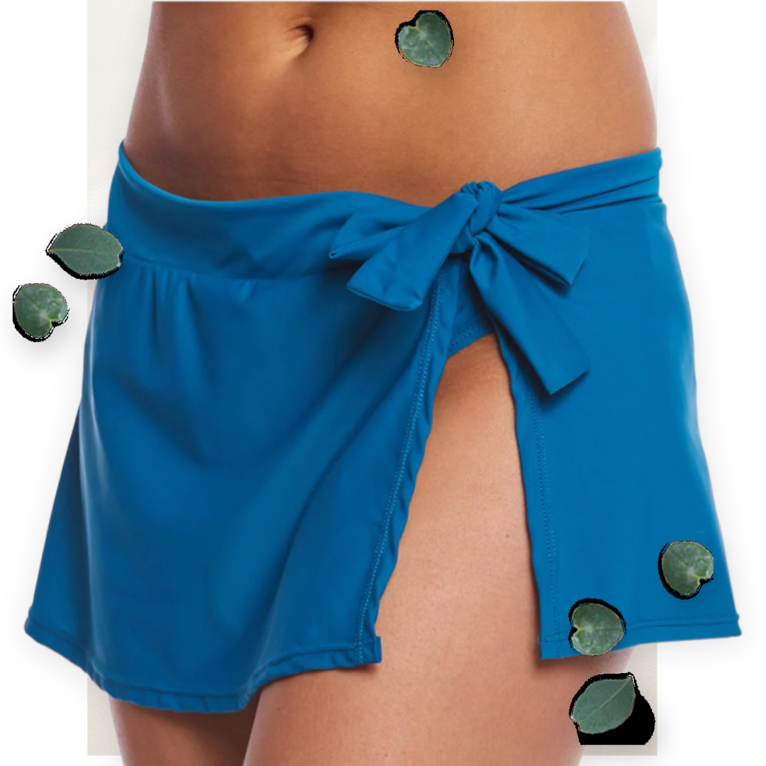 Couture Side Tie Swim Skirt
