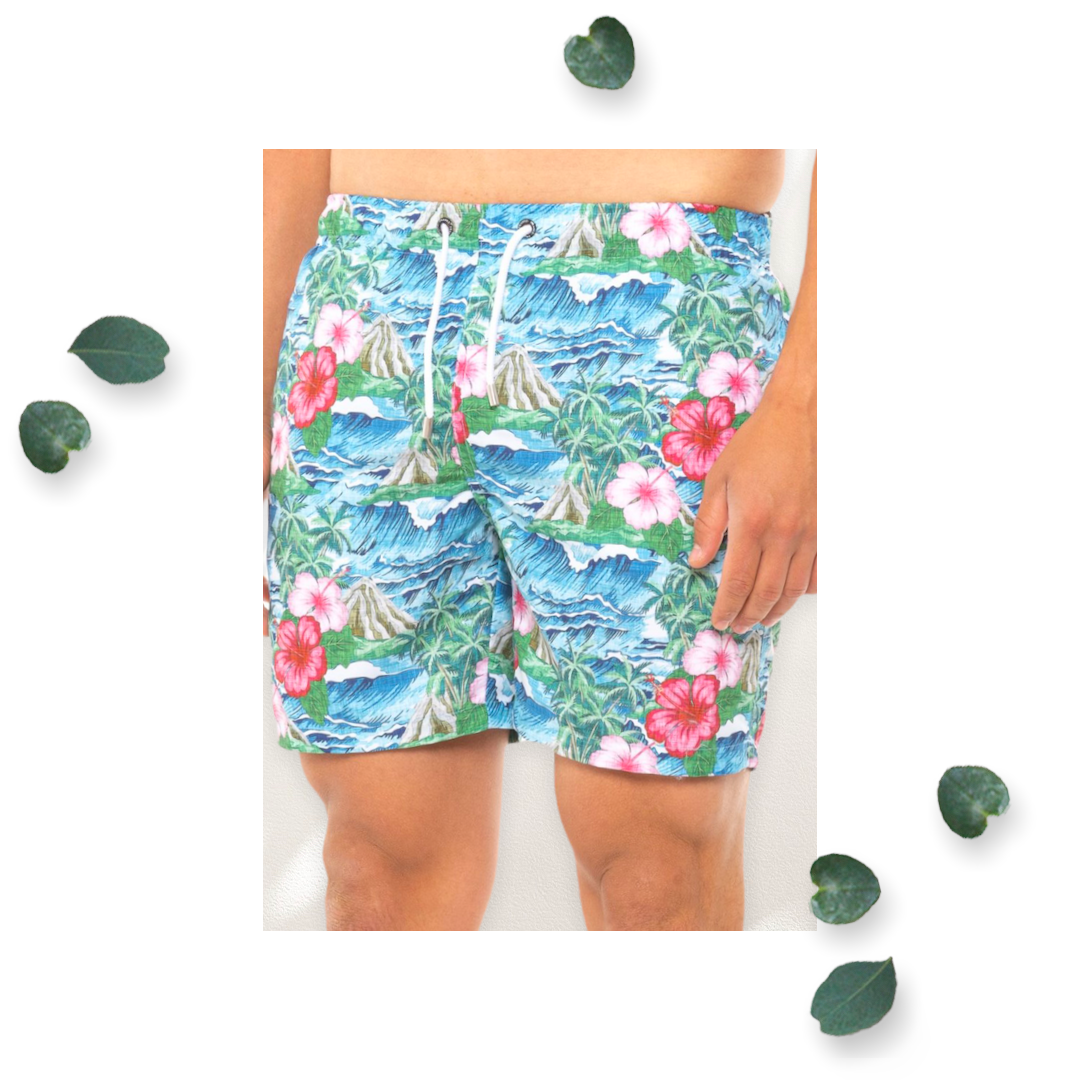Franks Men’s Volcano Oahu Swim Shorts