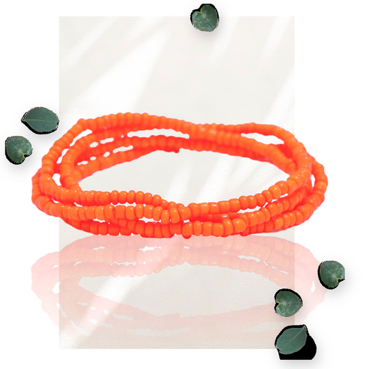Tangerine  Waist Beads